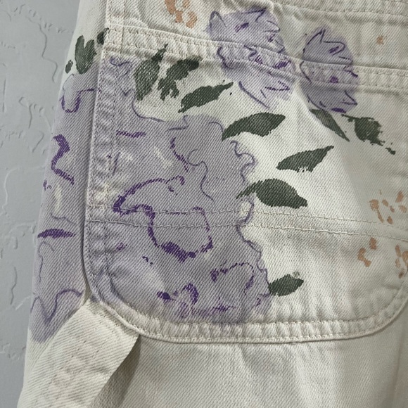 Lauren Ralph Lauren Cream Floral Wide Leg Pants - Picture 5 of 11